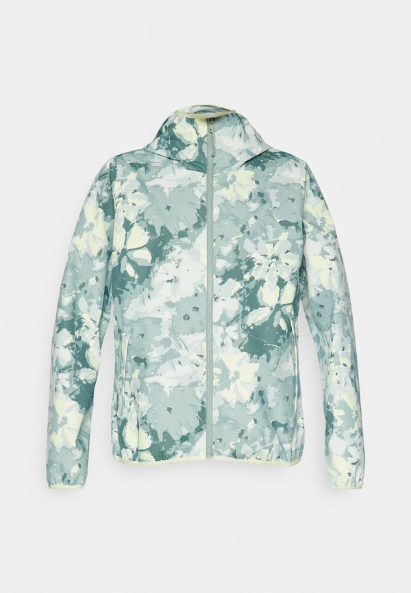 GRAPHIC RAIN JACKET - Waterproof jacket - eucalyptus4