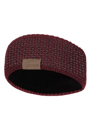 UNISEX  MERINO FUNKTIONS HEADBAND STIRNBAND OHRENSCHUTZ - Ear warmers - rot anthrazit