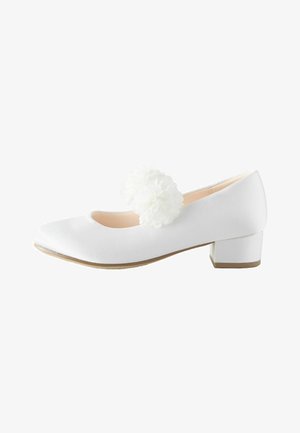 Next, STANDARD FIT - OCCASION HEELED CORSAGE - Ballerinasko m/ rem - white stain resistant satin