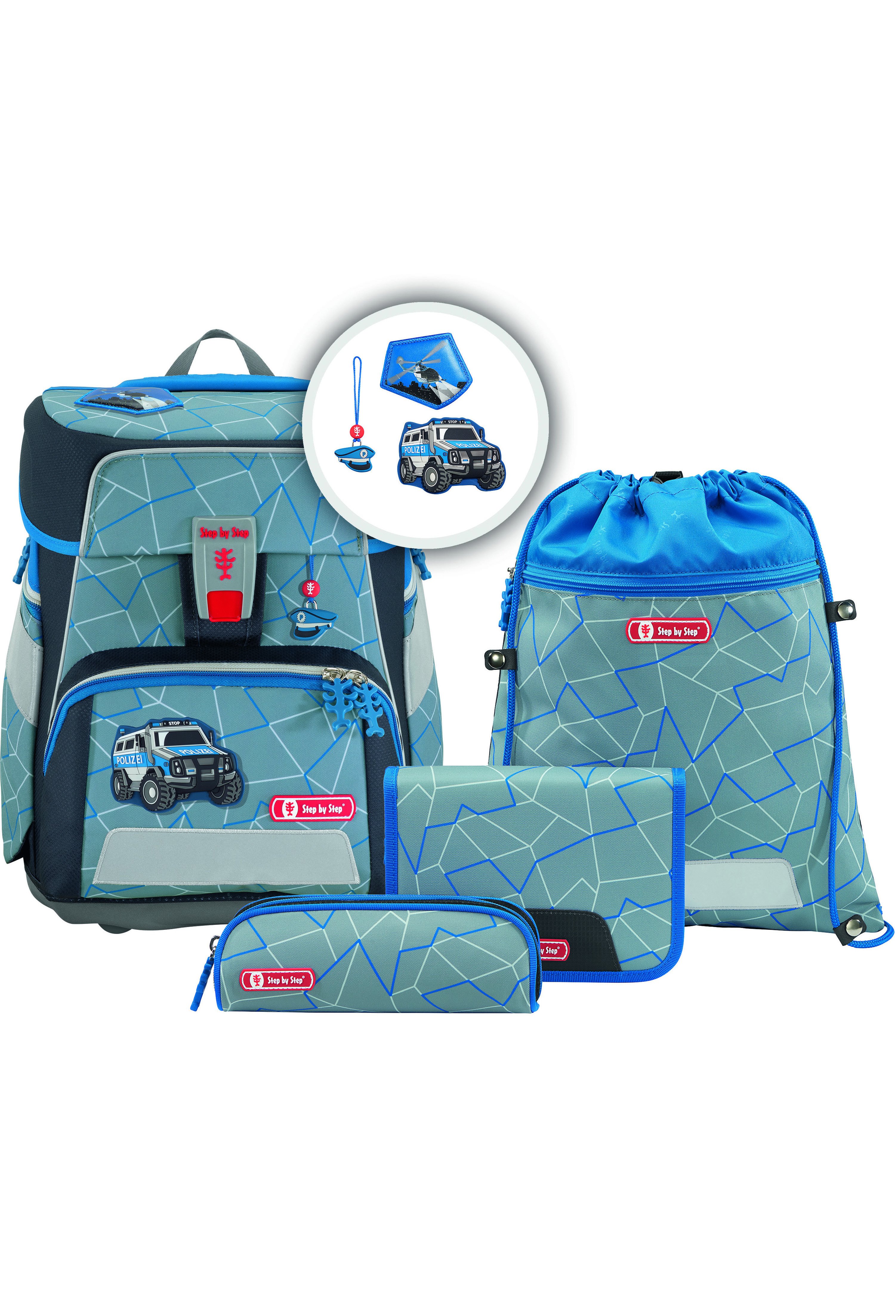 Step by Step SPACE SET - Set zainetto - police truck/petrolio - Zalando.it