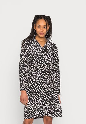 VMOLGA V NECK DRESS - Abito a camicia - black