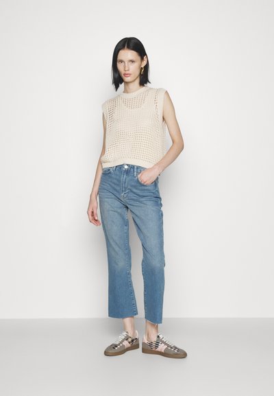 FRAME SUPER HIGH CROP MINI BOOT - Jean bootcut - deepwater