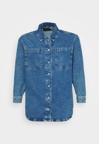 NMALVA SHACKET  - Košilová halenka  - medium blue denim