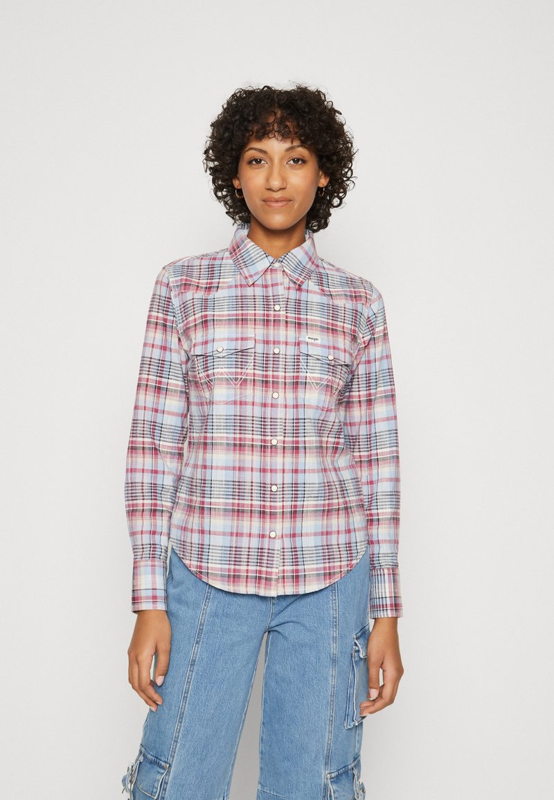 Wrangler WESTERN SHIRT - Užsagstoma palaidinė - violet quartz