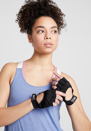 Nike Performance WOMENS GYM ULTIMATE FITNESS GLOVES - Mitones - black/white