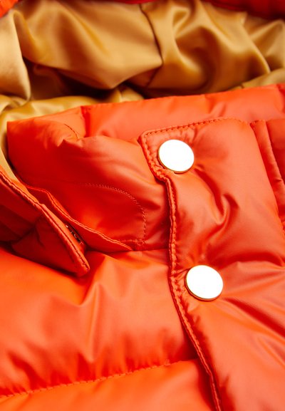 Mini Rodini HEAVY HOODED PUFFER JACKET UNISEX - Chaqueta de invierno - orange