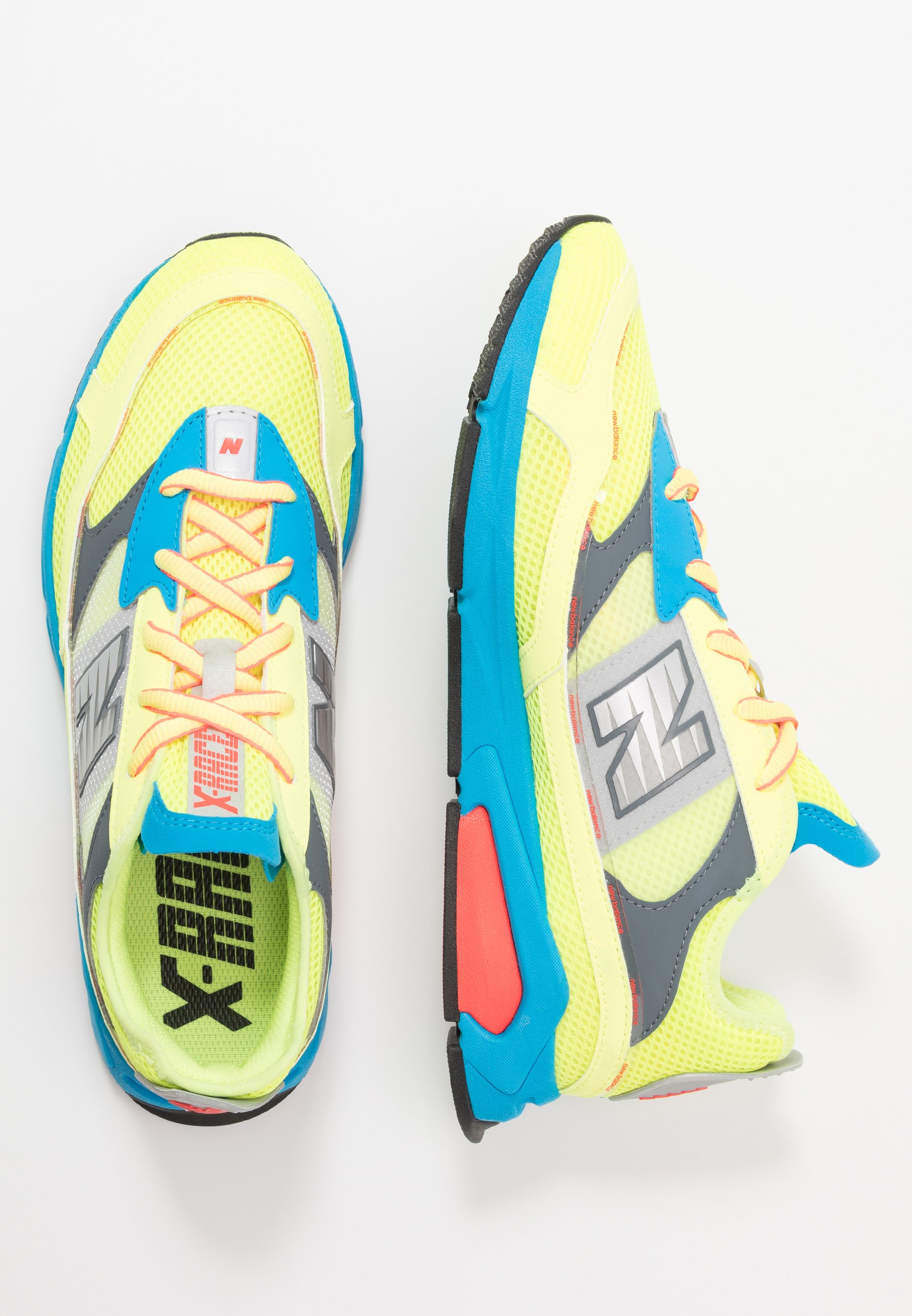 New Balance X-RACER - Sneakers laag - yellow/blue/geel - Zalando.nl
