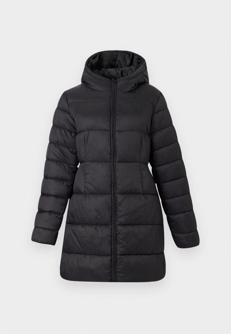 JDY Wintermantel zwart