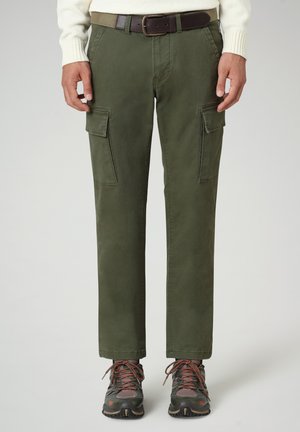 MOTO WINT - Cargo trousers - green depths