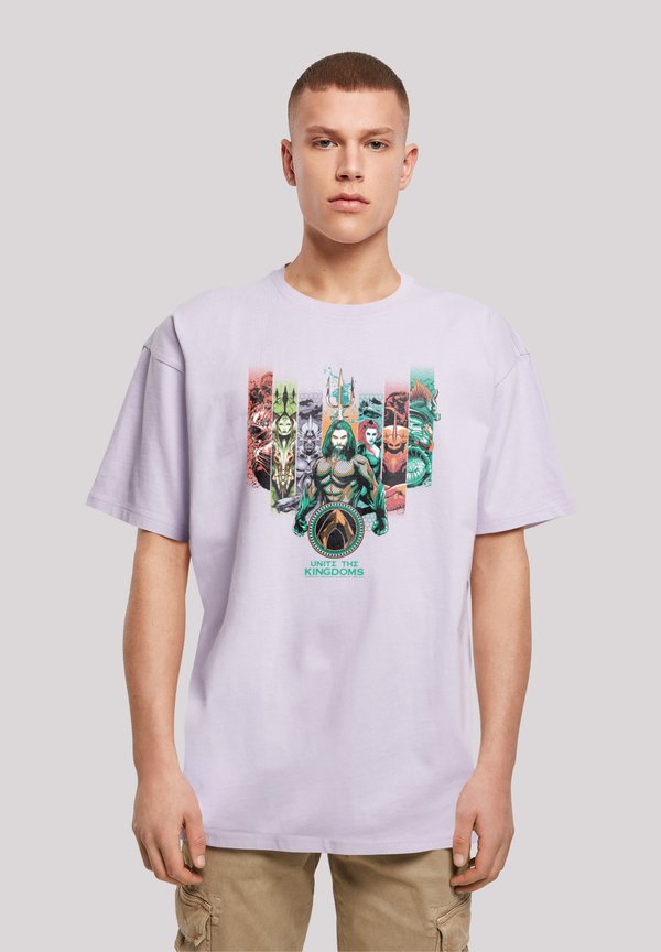 DC COMICS AQUAMAN UNITE THE KINGDOMS - T-Shirt print - lilac