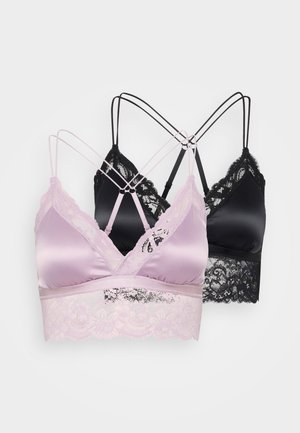 Anna Field 2 PACK - Bustier - black/rose