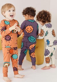 Next - SNUGGLE 3 PACK SET - Pyjamas - multi smile Miniatyrbild 1