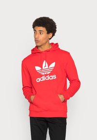 adidas Originals TREFOIL - Džemperis su gobtuvu - red