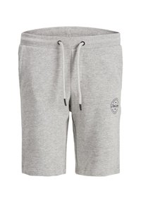 Jack & Jones Junior JJI SHARK JR - Teplákové kalhoty - light grey melange