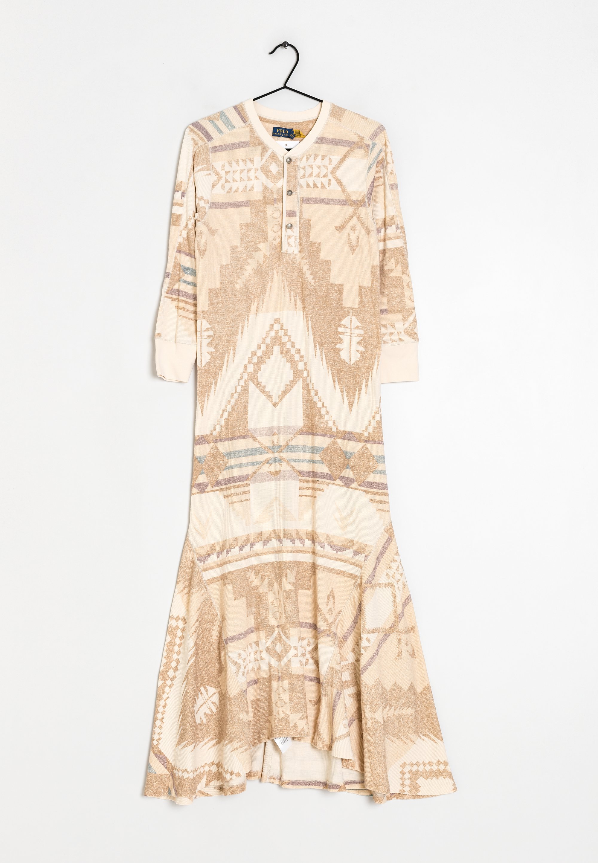 Polo Ralph Lauren Maxi dress beige (Pre-owned) Zalando