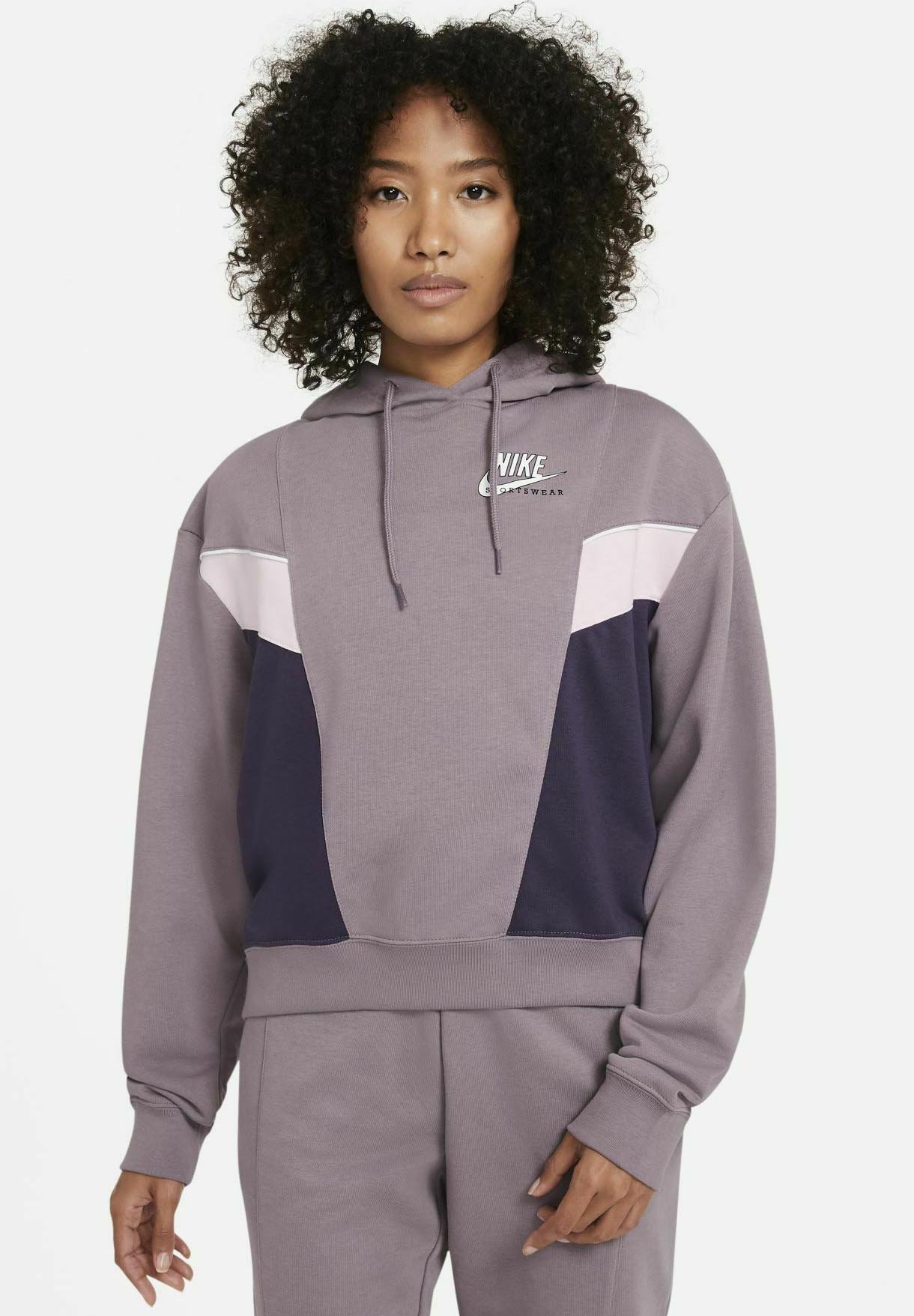 women's nike sportswear heritage fleece hoodie