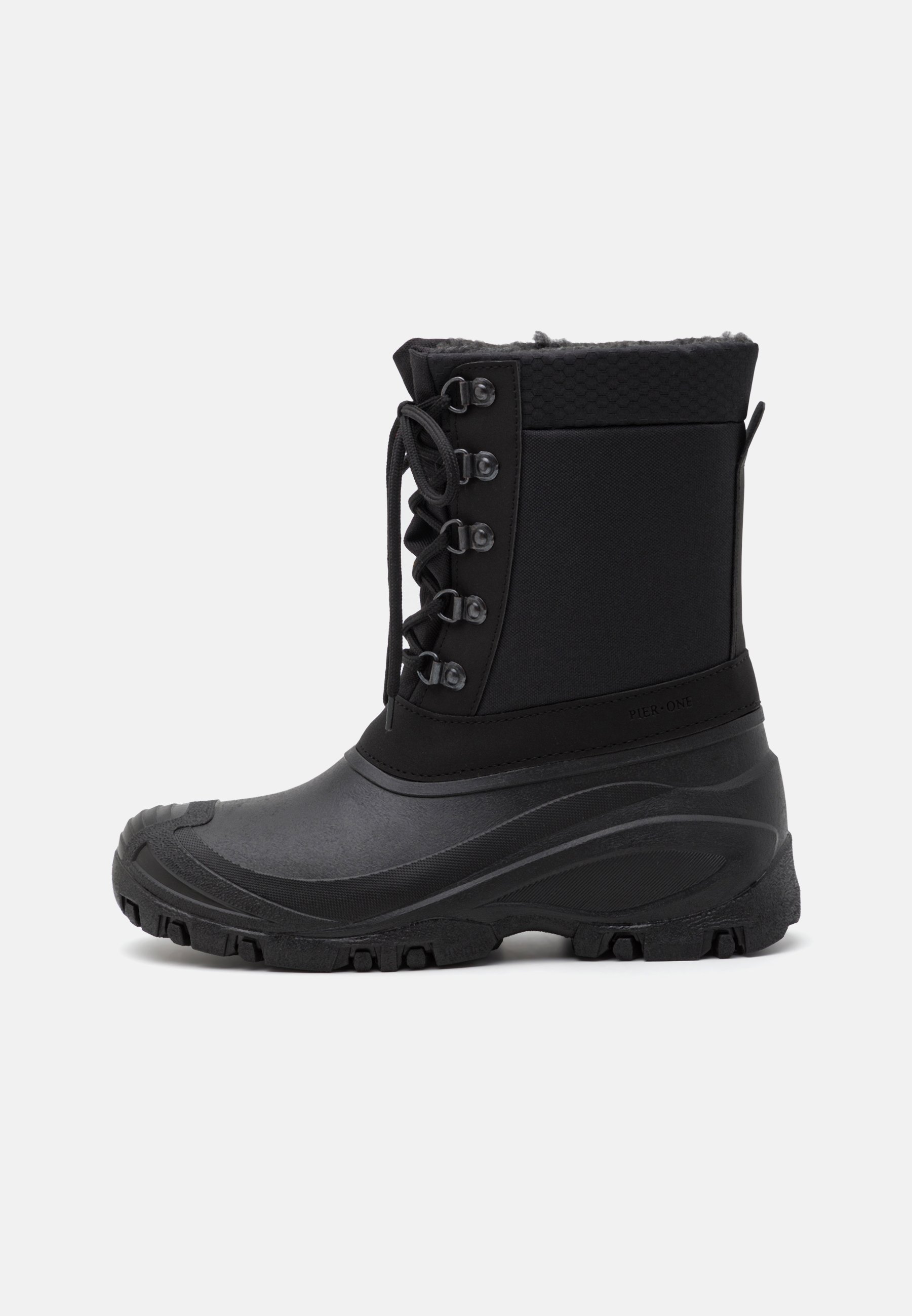 TINA - Stivaletti Neri Imbottiti Con Lacci In Strass - Foto 8