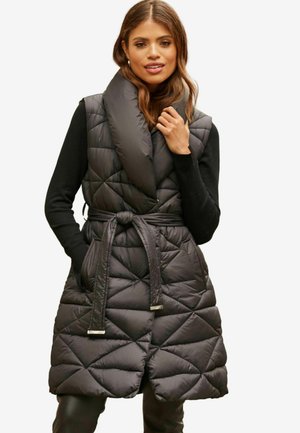 REGULAR FIT - Väst - black