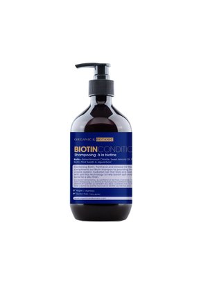 Organic & Botanic BIOTIN PROTEIN CONDITIONER WITH COCONUT AROMA 500ML - Conditioner - black