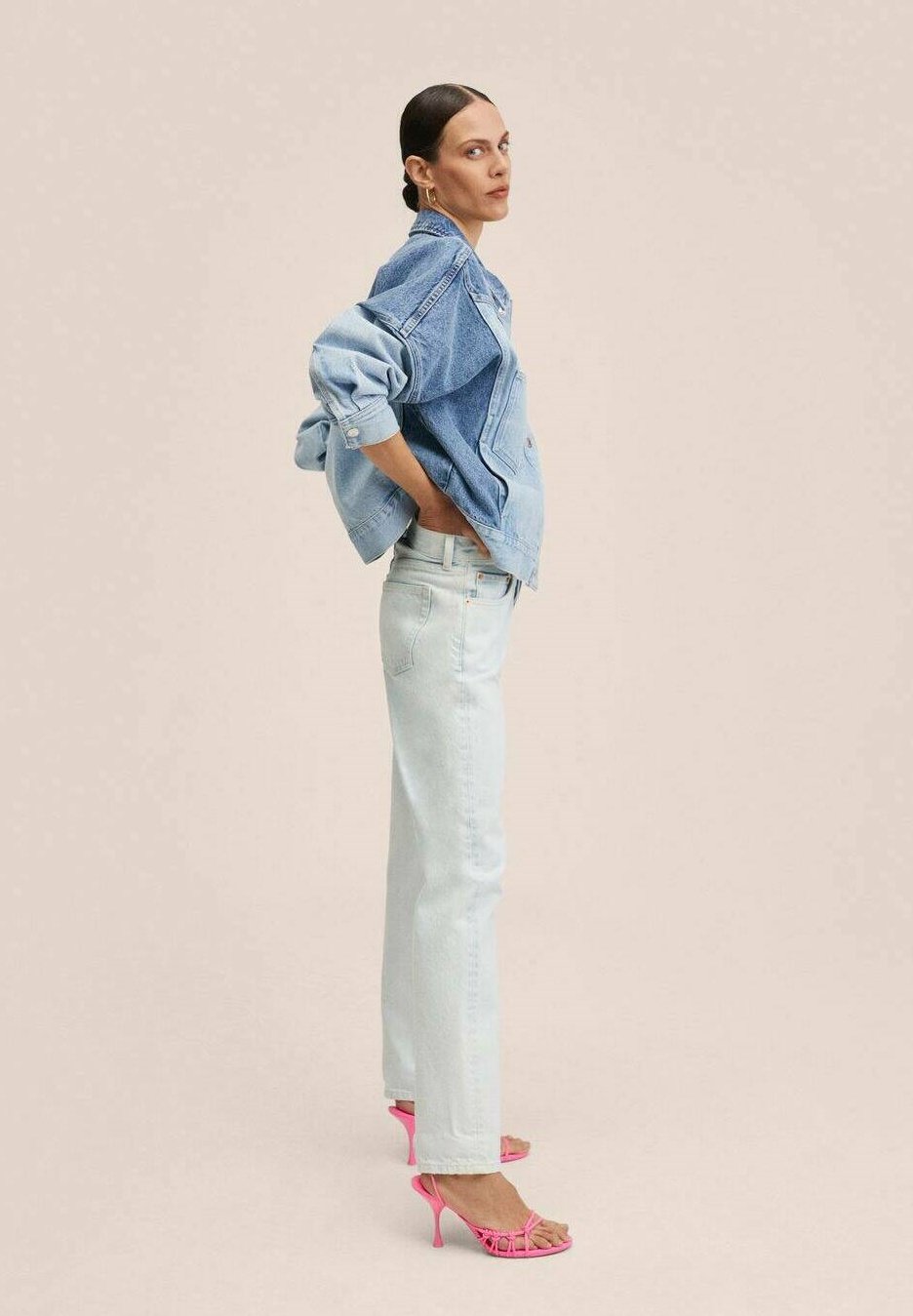 Mango BELLA - Straight leg jeans - bleu 
