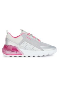 Geox - ACTIVART ILLUMINUS  - Sneakers basse - silver fluo fuchsia Immagine in miniatura 1