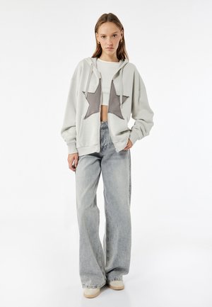 Tröja med dragkedja - grey