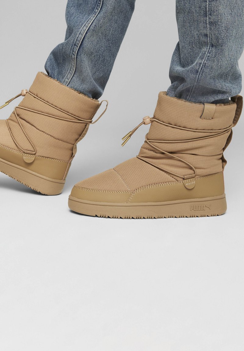 Puma Talvisaappaat - toasted chocolate chip/ruskea - Zalando.fi