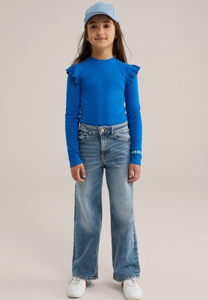 WE Fashion Camiseta de manga larga - blue