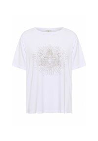 KARANDI - T-shirt con stampa - optical white