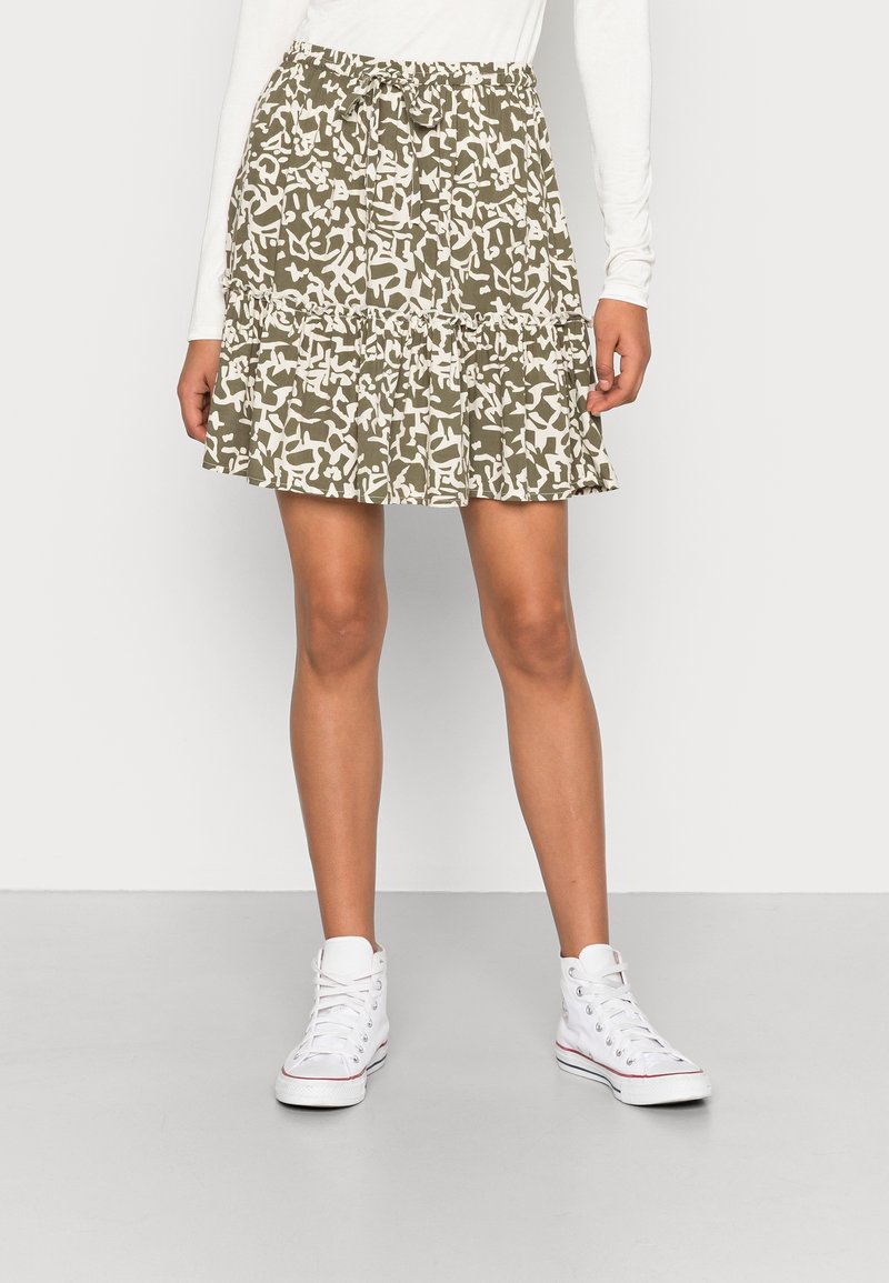 VILA A-linjainen hame - olive