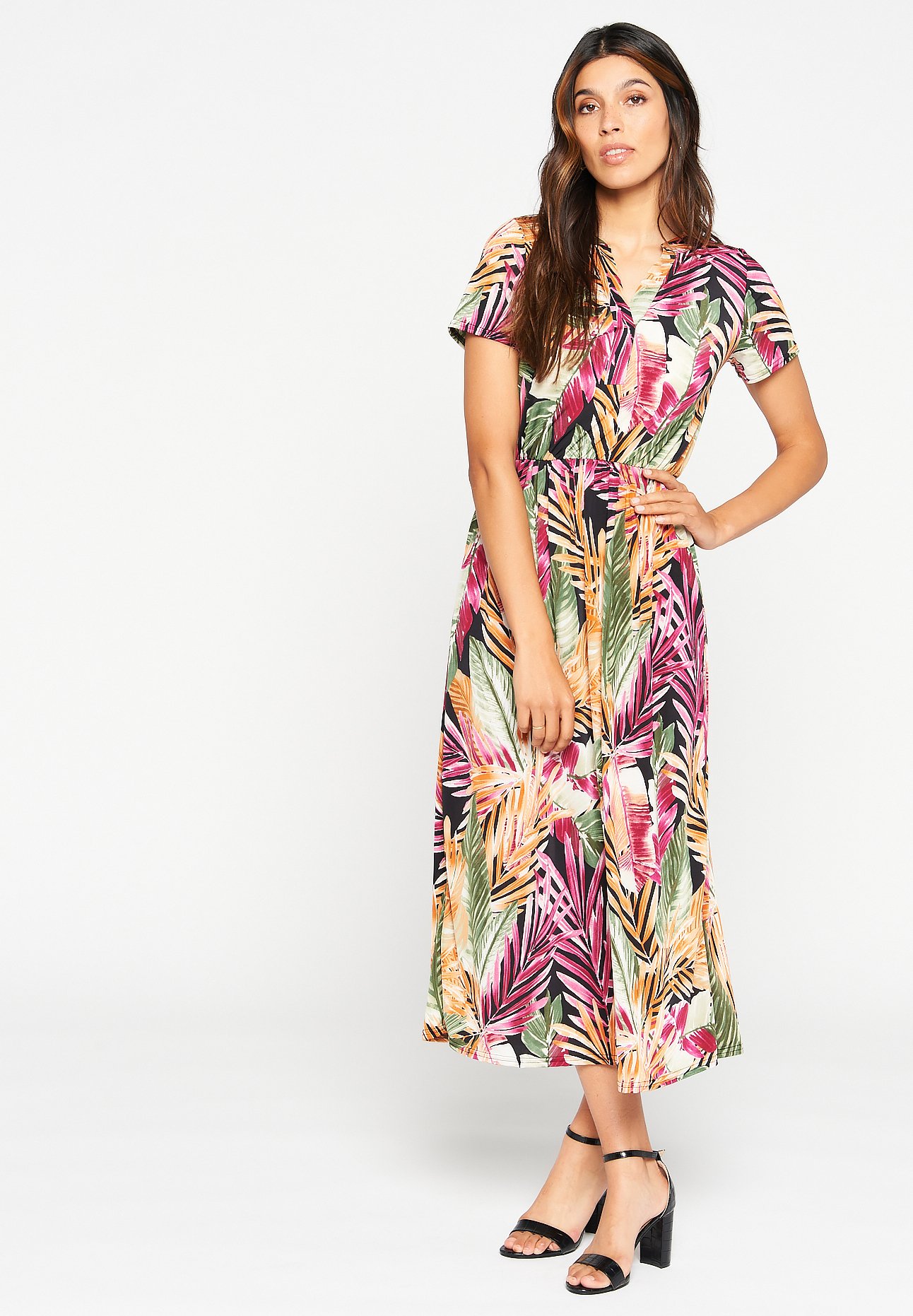 LolaLiza Vestito lungo - multi coloured/fuxia - Zalando.it