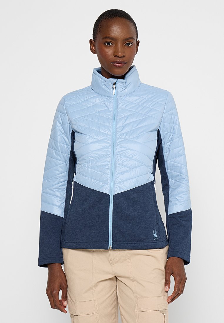 Spyder Outdoorjas lichtblauw