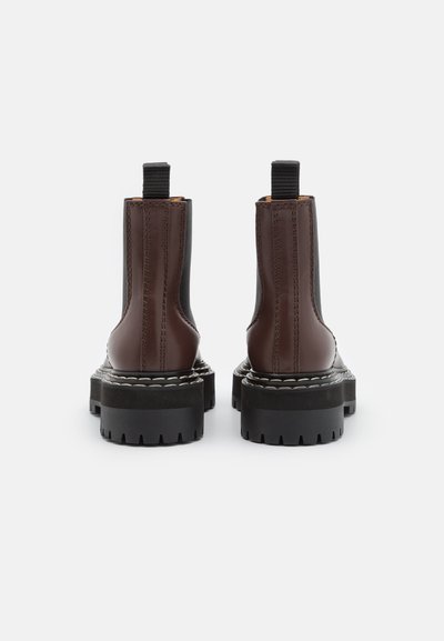 Proenza Schouler LUG SOLE CHELSEA BOOTS - Platform bokacsizmák - dark brown
