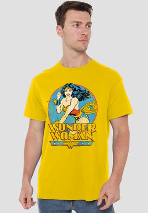 Cotton Soul, DC WONDER WOMAN - T-Shirt print - yellow