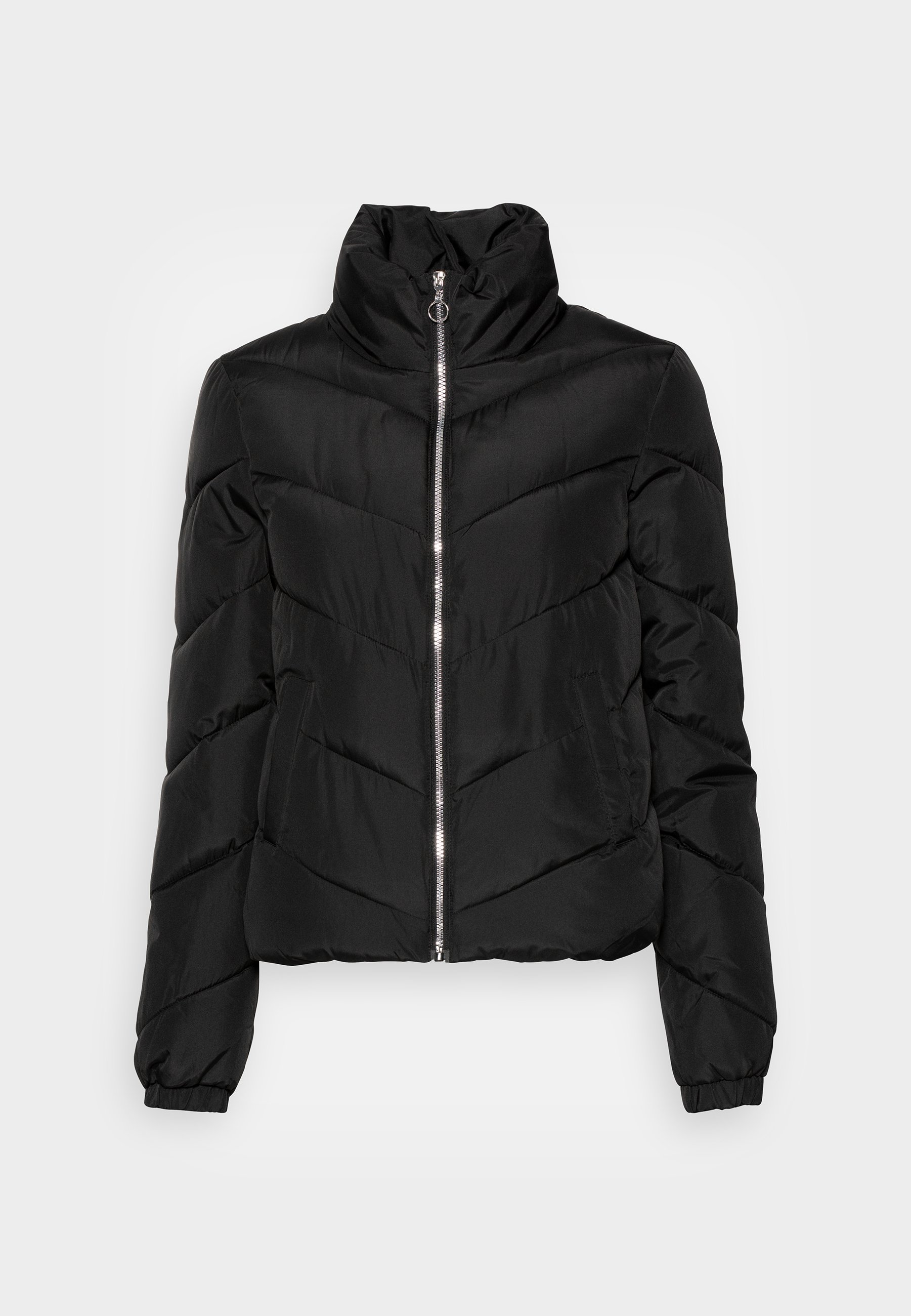 JDY Tall FINNO SHORT PADDED JACKET - Winterjas - black/zwart - Zalando.nl