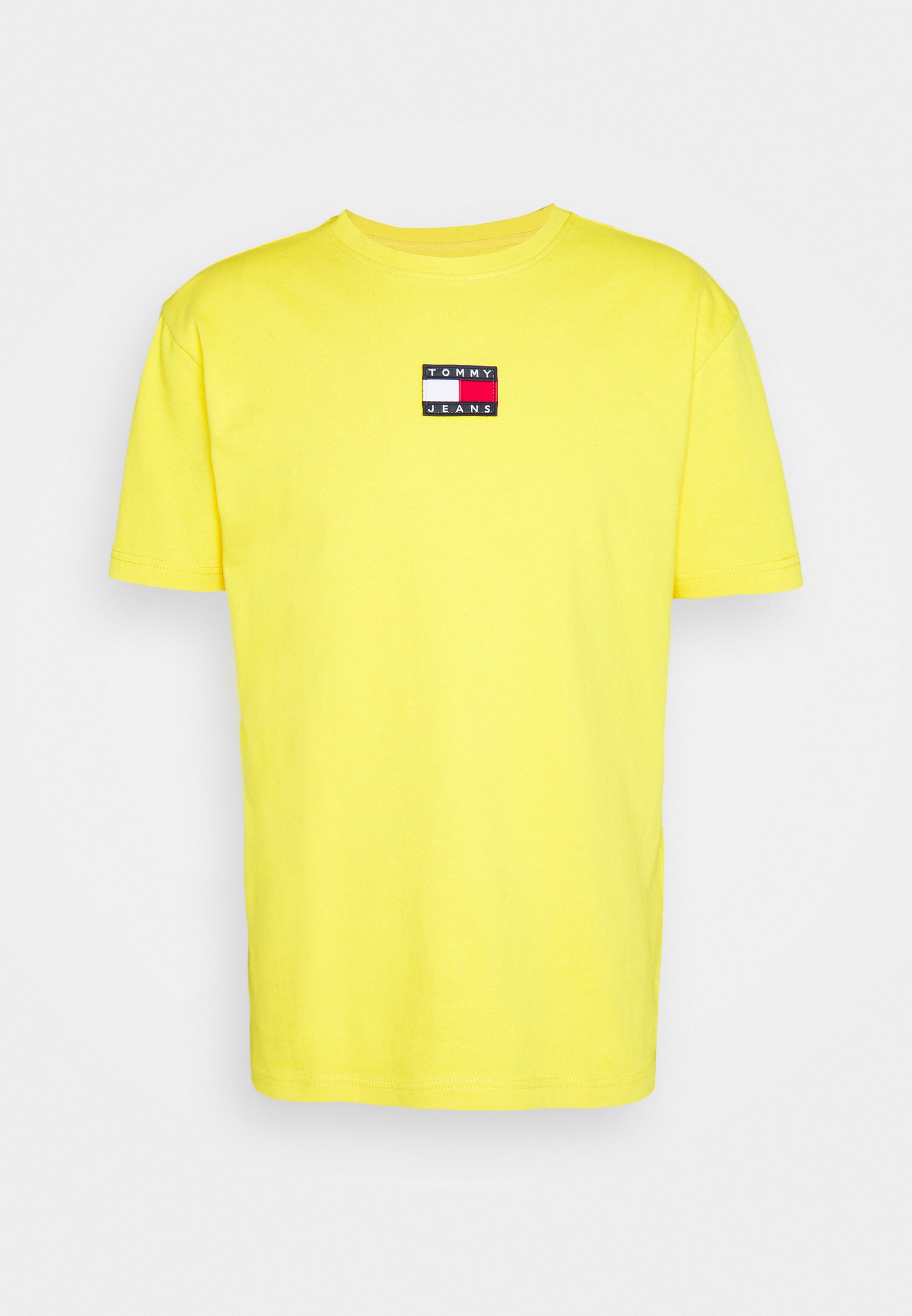 Tommy Jeans BADGE TEE - T-shirt basic - pollen/Geel - Zalando.nl