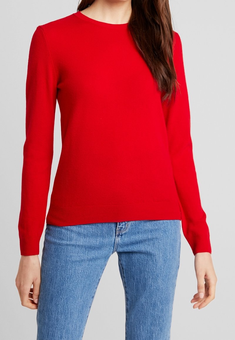 United Colors of Benetton Stickad tröja - red