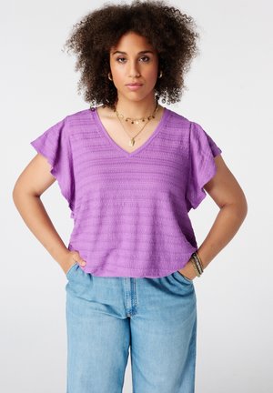 MS Mode, TOP - Blouse - purple