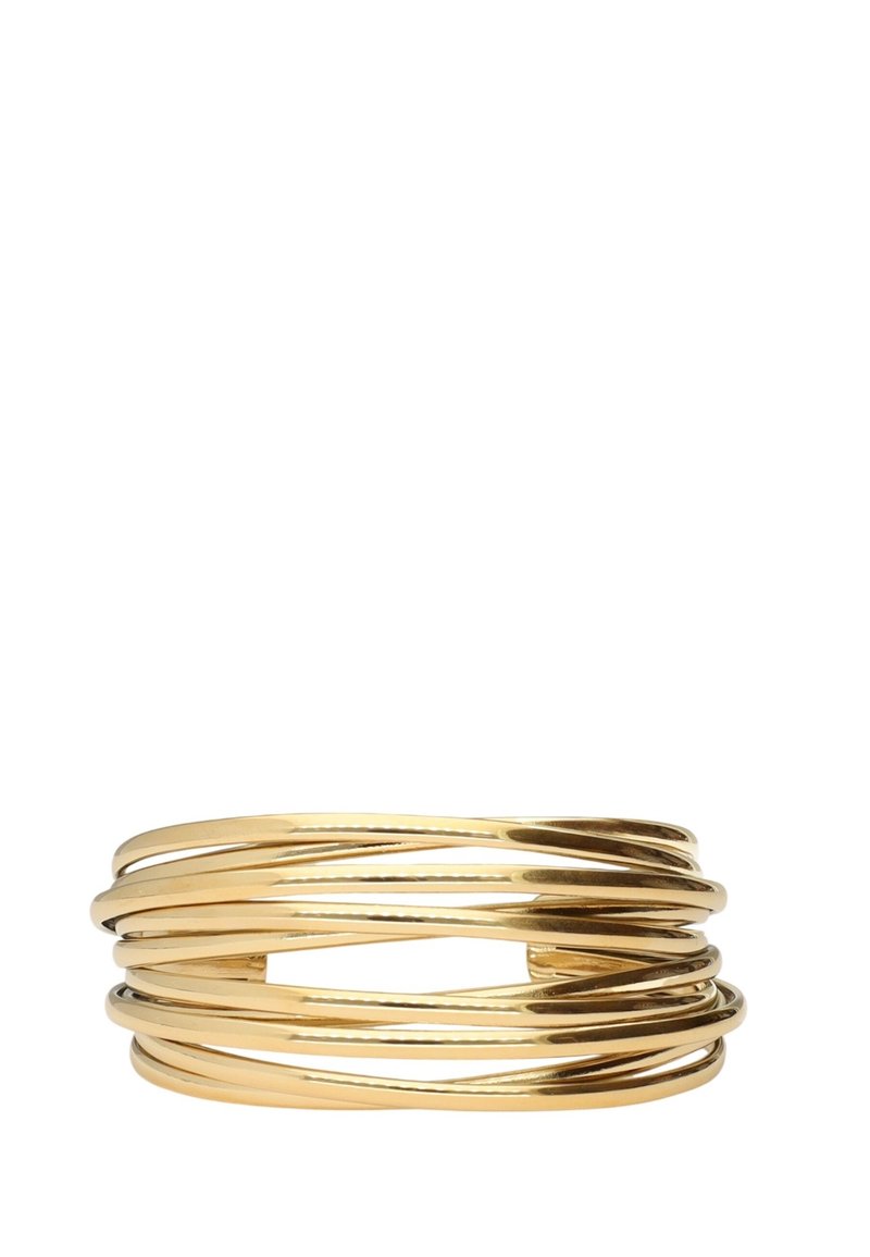 My Jewellery TROPICAL BANGLE WITH CROSSED THREADS - Bracelet - gold ...