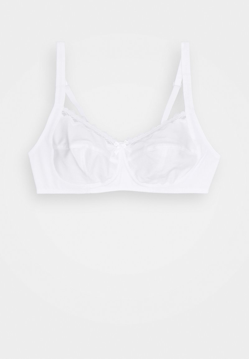 DIM ESSENTIELS DIM WIRELESS BRA Triangle bra white Zalando.co.uk