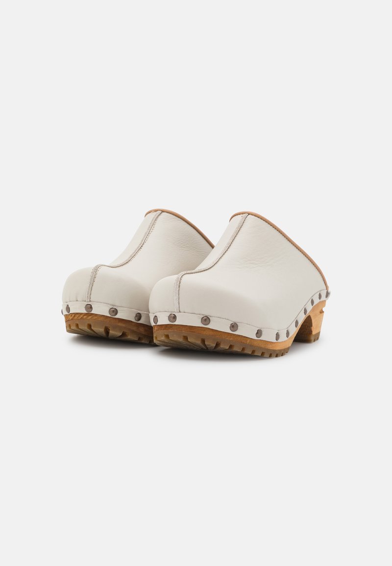 Damen Flache Pantoletten | Pavement MIMI Clogs offwhite/weiß - FX68980 Damen Flache Pantoletten | Pavement MIMI Clogs offwhite/weiß - FX68980