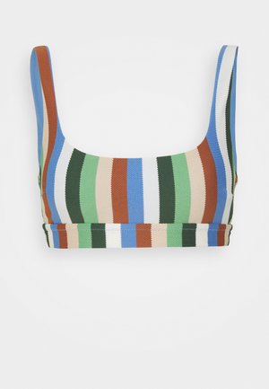 WIDE STRAP SCOOP - Bikini top - blue lion