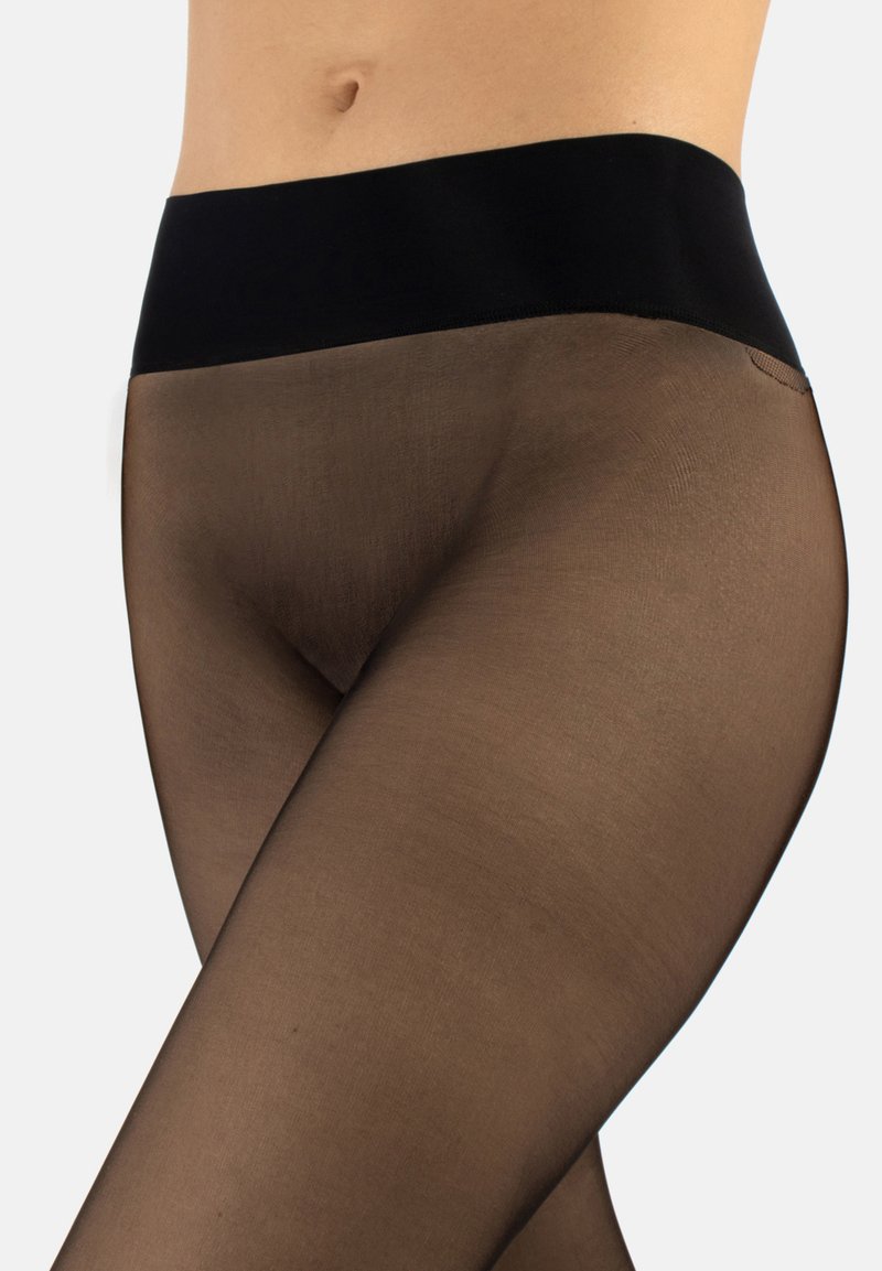 Calzitaly SEAMLESS 15 DEN Collant black/nero