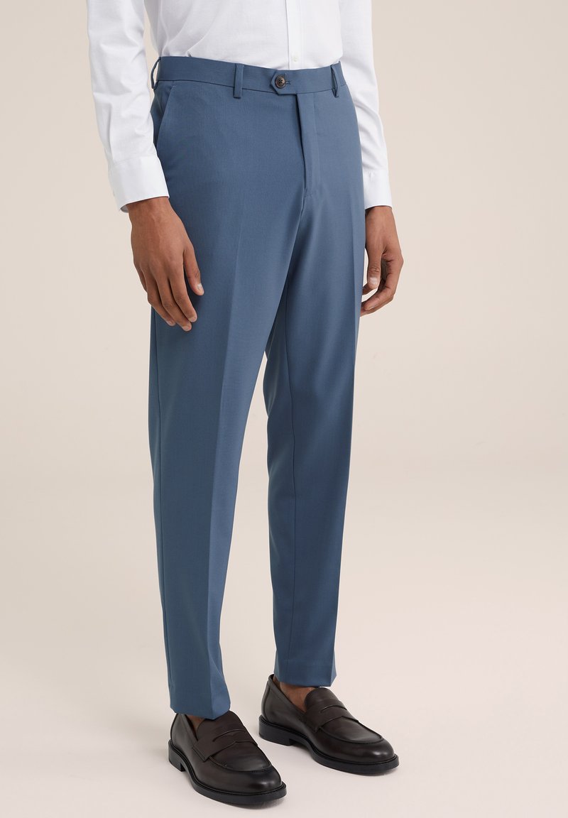 WE Fashion - THE FLEX SUIT - Pantaloni de costum - blue, Extindeți