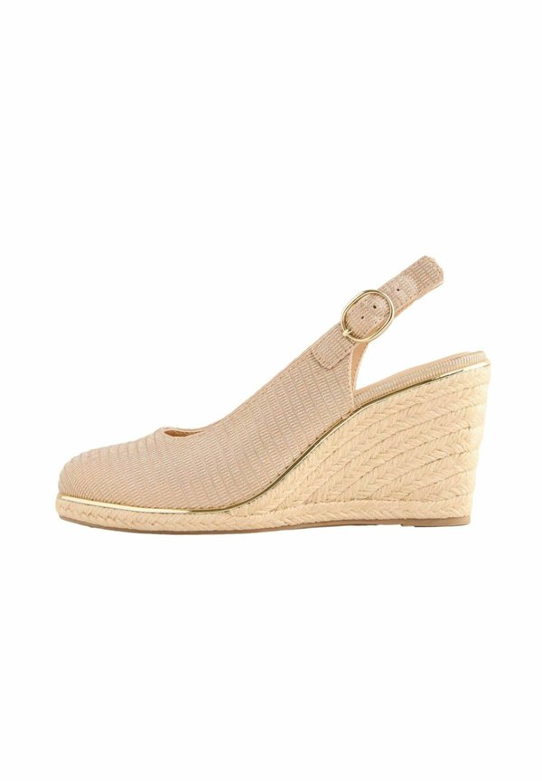 REGULAR FIT-MID CLOSED TOE - High Heel Pumps - gold