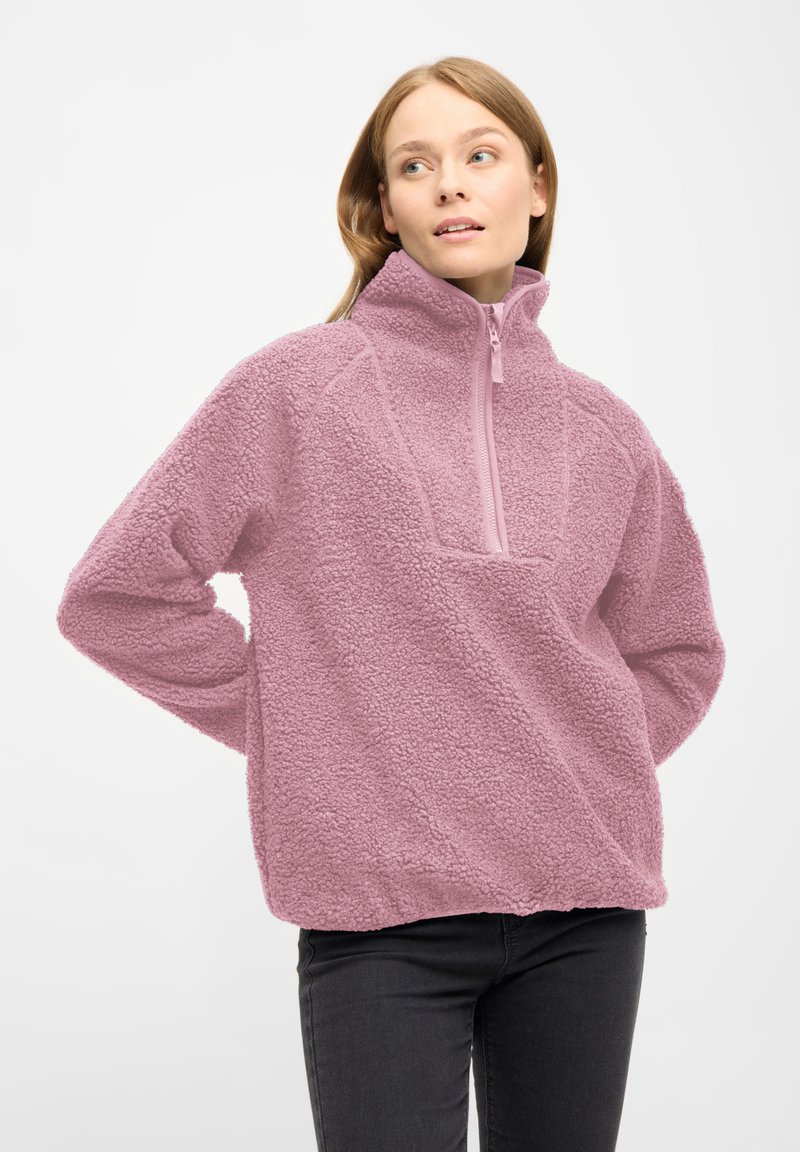 Derbe Rosa Derbe KUSCHELBY TROYER - Fleecejacke - coral blush/rosa - Zalando