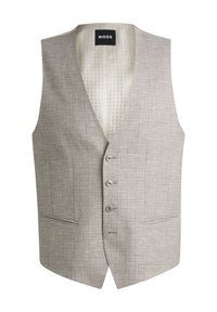 HUGE - Gilet de costume - light beige