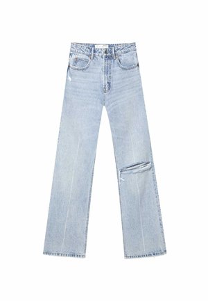Straight leg jeans - moon washed