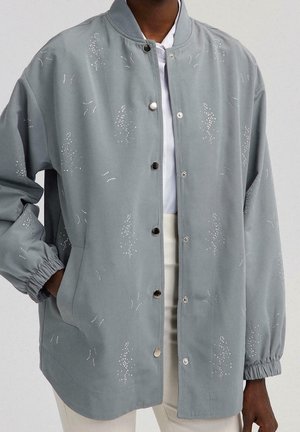 Blouson Bomber - metallic black