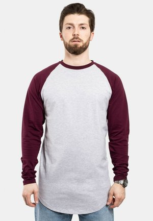 BASEBALL  - Pitkähihainen paita - ash grey maroon
